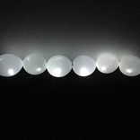 Balónky řetězové LED bílé 5ks